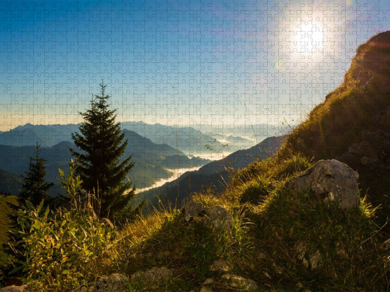 Blick vom Vogelsang ins Tal - CALVENDO Foto-Puzzle'
