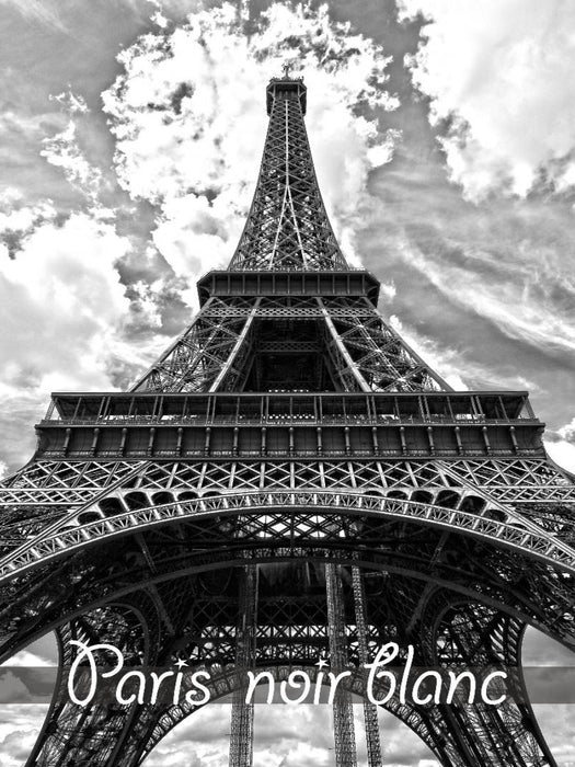 Ein Bild von Paris schwarz weiß Kalender - CALVENDO Foto-Puzzle'