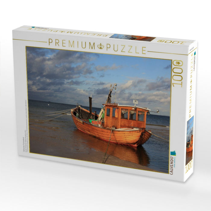 Hölzernes Fischerboot - CALVENDO Foto-Puzzle'