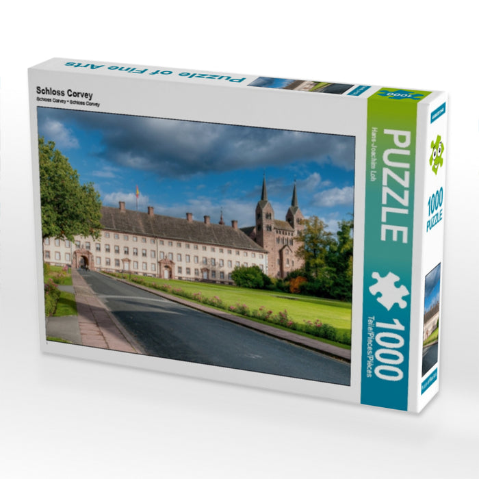 Schloss Corvey 1000 Teile Puzzle quer - CALVENDO Foto-Puzzle'