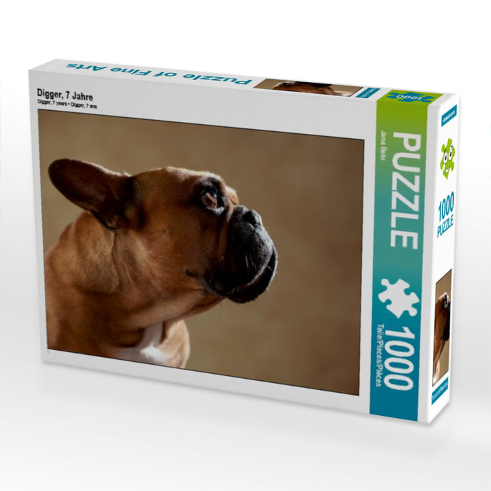 Digger, 7 Jahre 1000 Teile Puzzle quer - CALVENDO Foto-Puzzle'