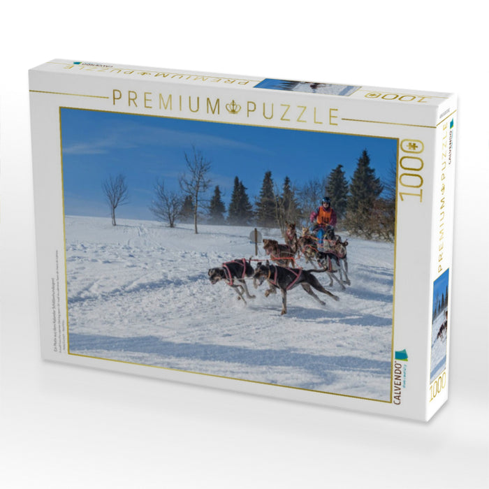 Ein Motiv aus dem Kalender Schlittenhundesport - CALVENDO Foto-Puzzle'