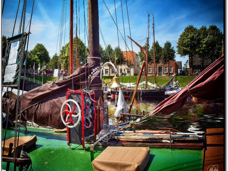 Der alte Hafen Carolinensiel - CALVENDO Foto-Puzzle'