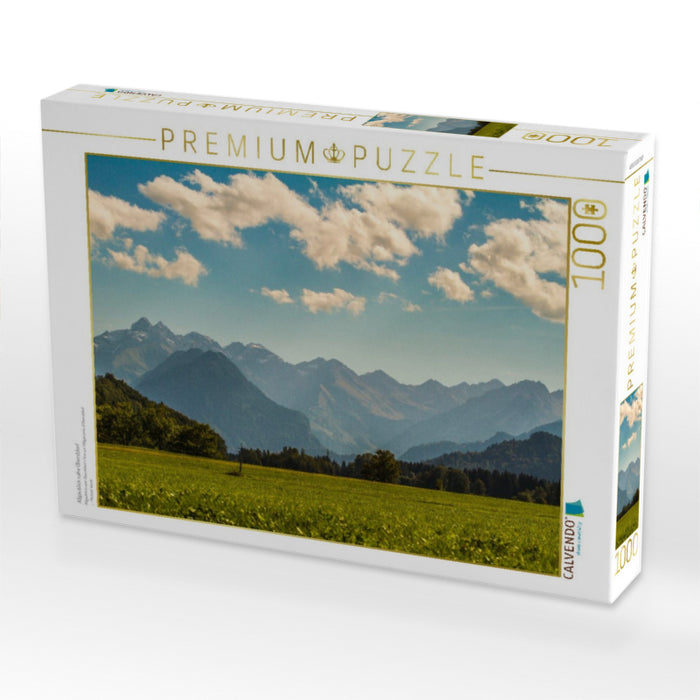 Allgäublick nähe Oberstdorf 1000 Teile Puzzle quer - CALVENDO Foto-Puzzle'