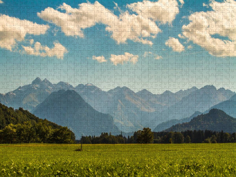 Allgäublick nähe Oberstdorf 1000 Teile Puzzle quer - CALVENDO Foto-Puzzle'