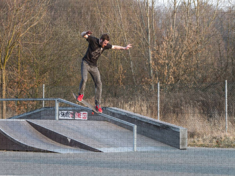 Skateboarding - CALVENDO photo puzzle 