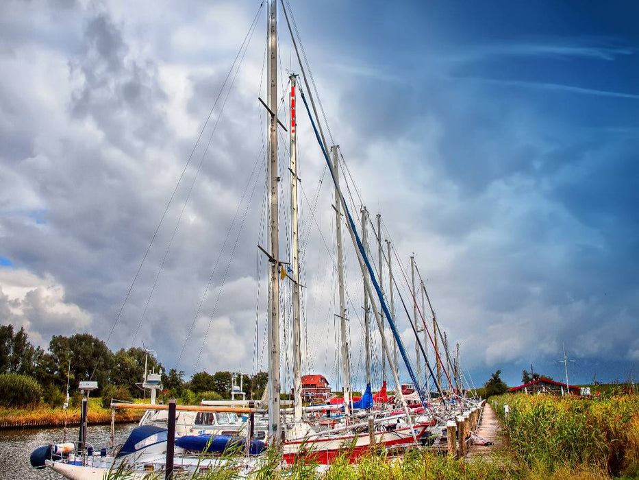 Friesland - Vareler Hafen - CALVENDO Foto-Puzzle'