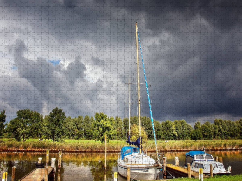 Friesland - Vareler Hafen - CALVENDO Foto-Puzzle'