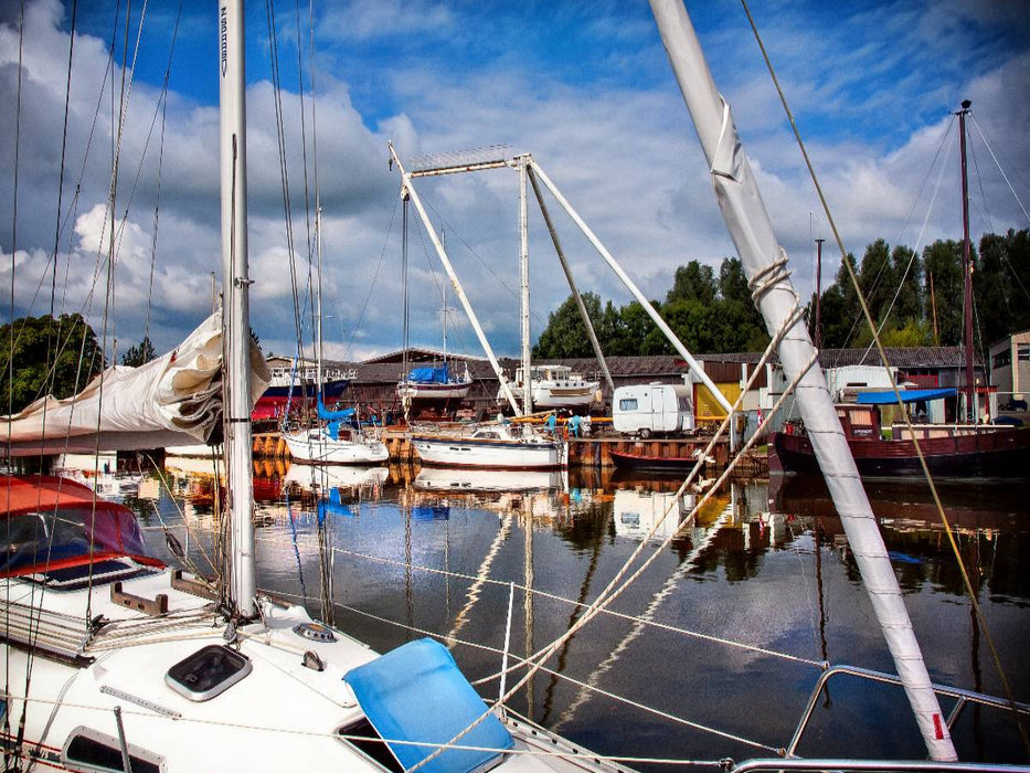 Friesland - Vareler Hafen - CALVENDO Foto-Puzzle'