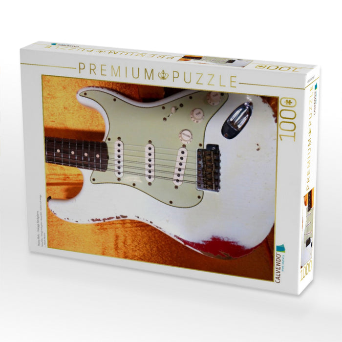 Heavy Relic - Vintage Rockgitarre - CALVENDO Foto-Puzzle'