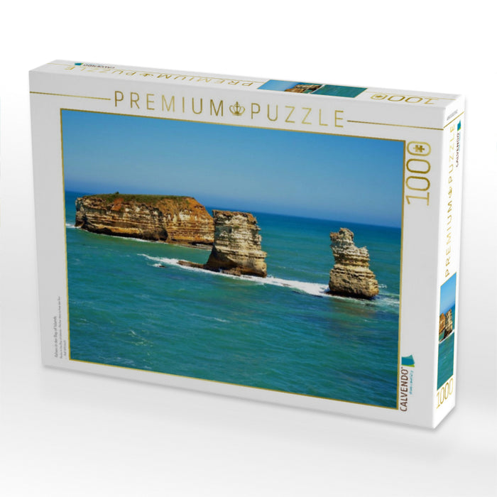 Felsen in der Bay of Islands - CALVENDO Foto-Puzzle'