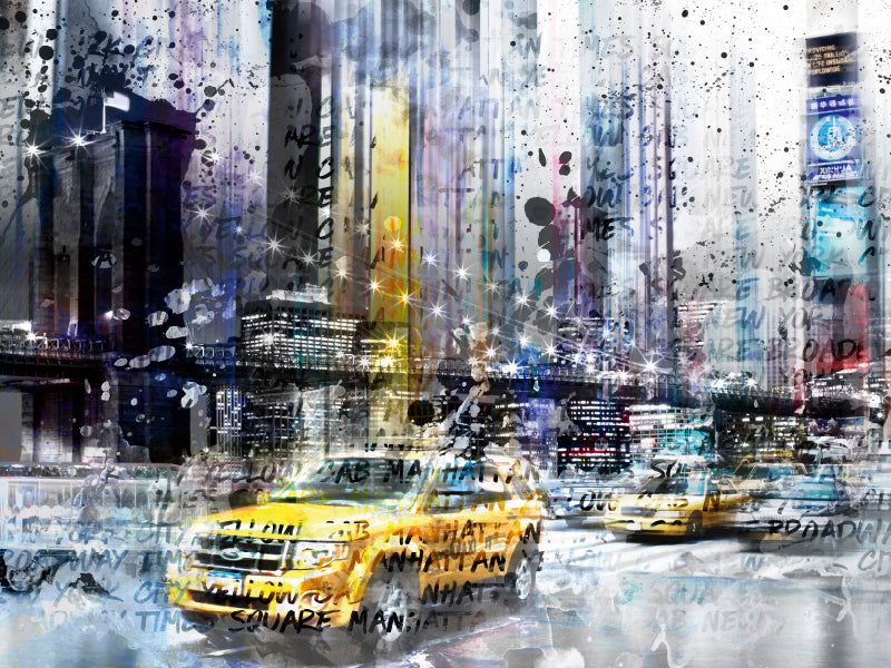 City-Art NYC Collage 1000 Teile Puzzle quer - CALVENDO Foto-Puzzle'
