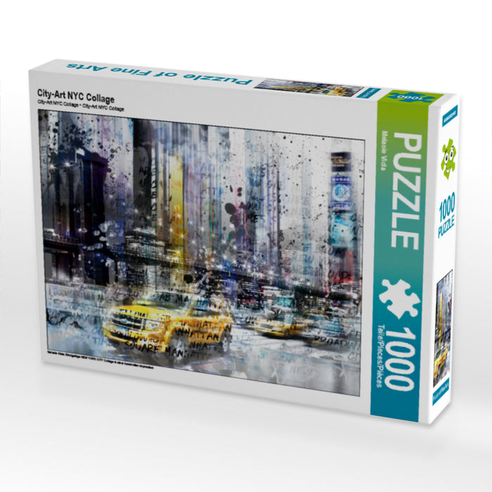 City-Art NYC Collage 1000 Teile Puzzle quer - CALVENDO Foto-Puzzle'