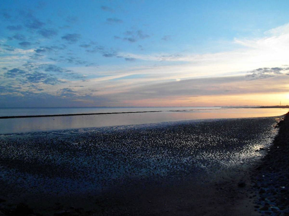 Sonnenuntergang im Wattenmeer - CALVENDO Foto-Puzzle'