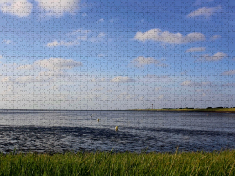 Eckwarderhörne at low tide - CALVENDO photo puzzle 