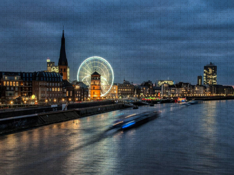 Riesenrad auf dem Burgplatz/Altstadt - CALVENDO Foto-Puzzle'