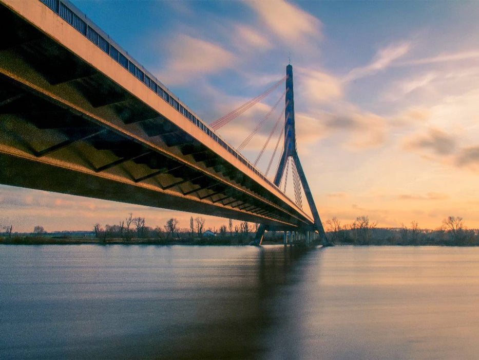 Die Fleher Brücke - CALVENDO Foto-Puzzle'