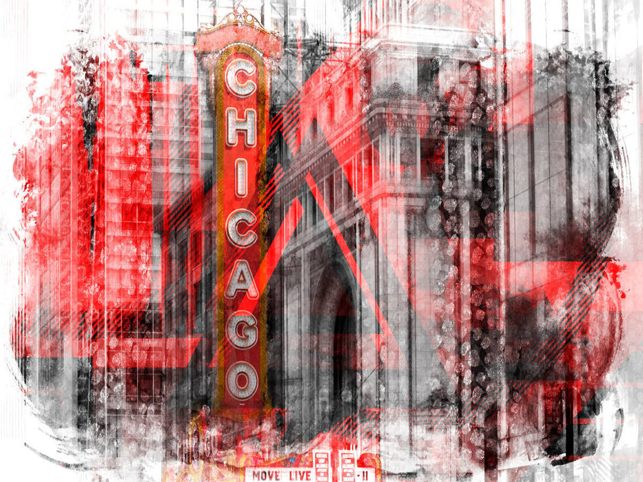 CHICAGO Downtown, State Street - Puzzle photo CALVENDO 