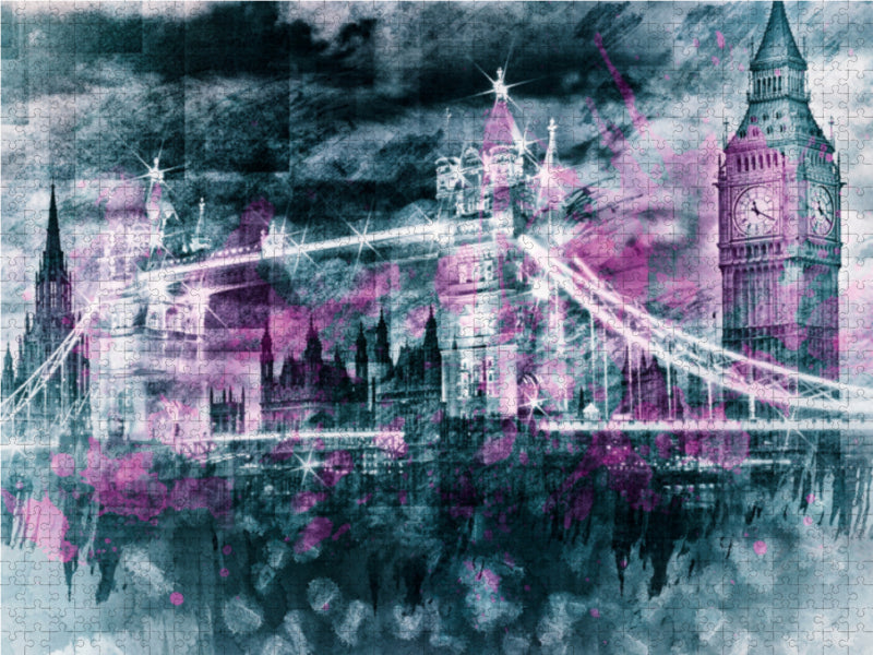 LONDRES Collage - Puzzle photo CALVENDO 