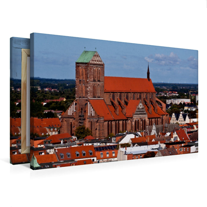 Premium Textil-Leinwand Sankt Nikolai