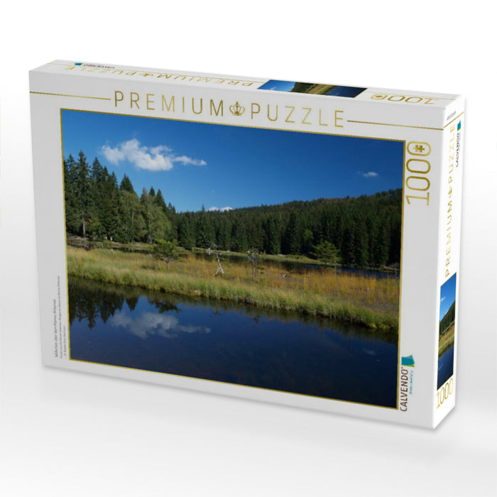 Wölkchen über dem Kleinen Arbersee - CALVENDO Foto-Puzzle'