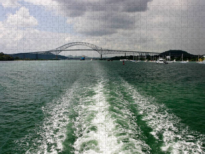 Panamakanal, Amerikabrücke - CALVENDO Foto-Puzzle'