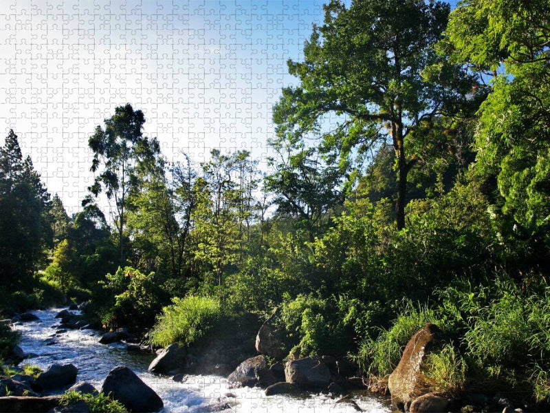 Boquete, Caldera Fluß - CALVENDO Foto-Puzzle'