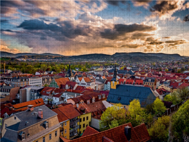 Rudolstadt, schöne Stadt 1000 Teile Puzzle quer - CALVENDO Foto-Puzzle'