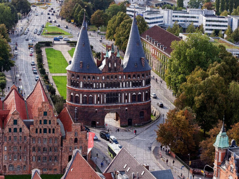 Holstentorplatz - CALVENDO Foto-Puzzle'