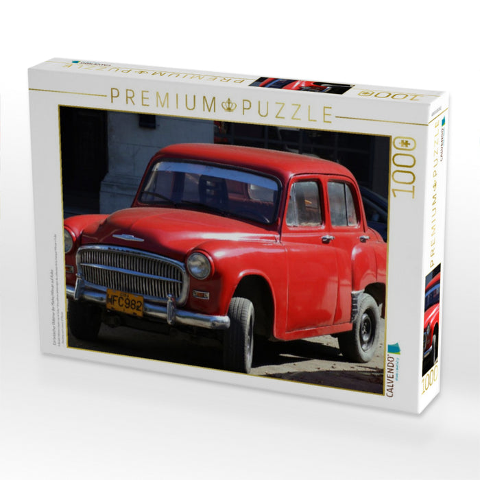 Une voiture Hillman classique britannique à Cuba - Puzzle photo CALVENDO 
