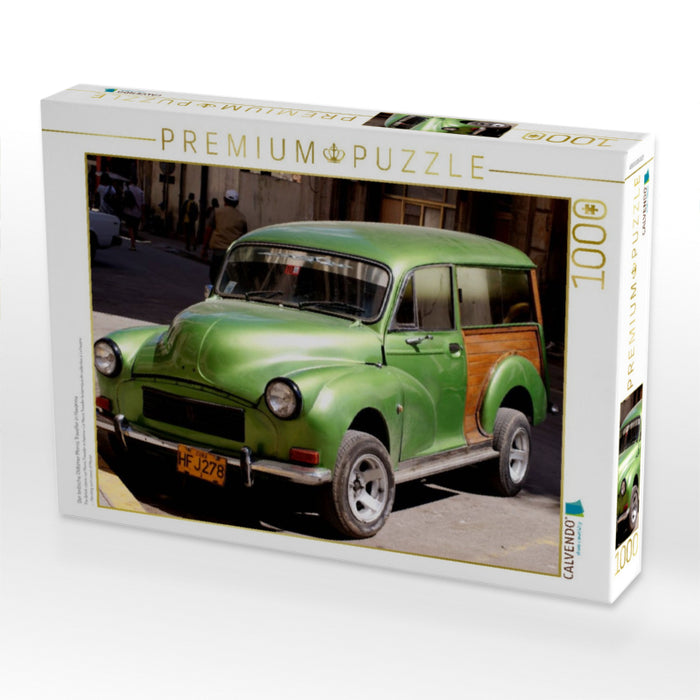 Der britische Oldtimer Morris Traveller in Havanna 1000 Teile Puzzle quer - CALVENDO Foto-Puzzle'