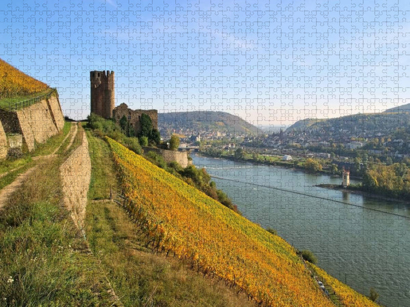 Burg Ehrenfels - CALVENDO Foto-Puzzle'