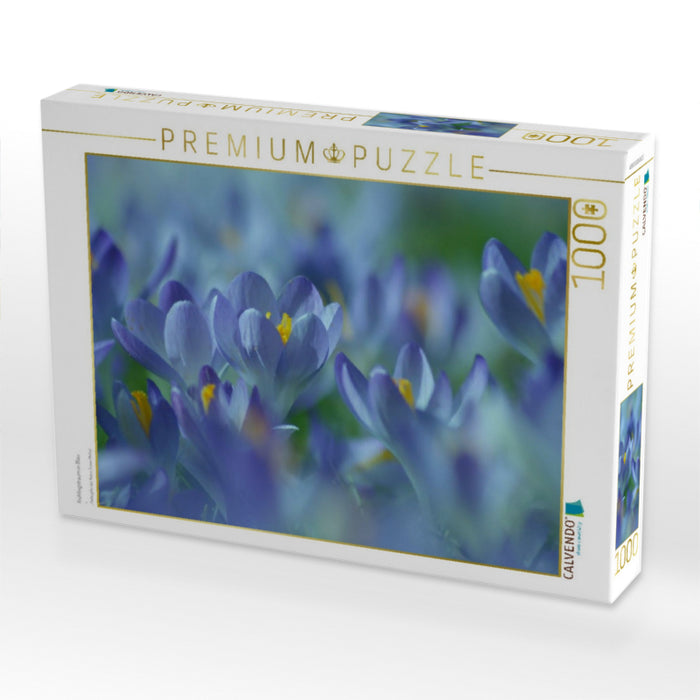 Frühlingstraum in Blau - CALVENDO Foto-Puzzle'