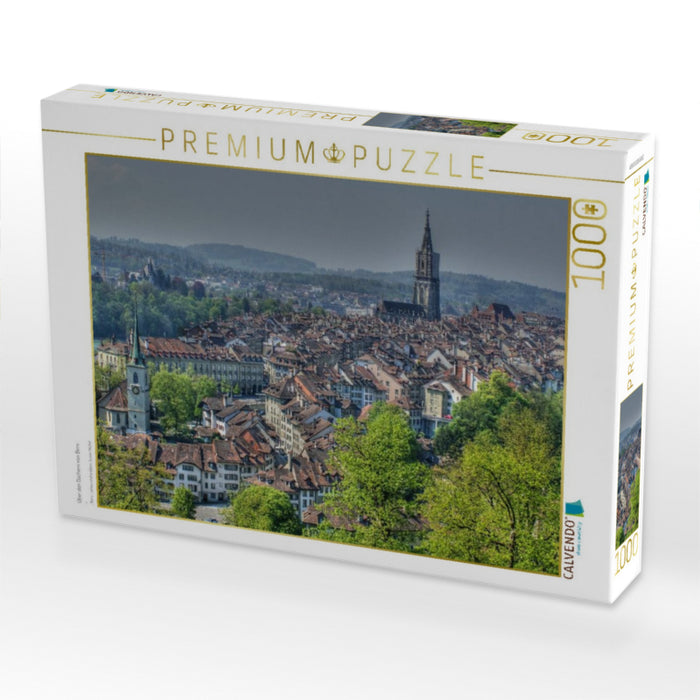Über den Dächern von Bern - CALVENDO Foto-Puzzle'