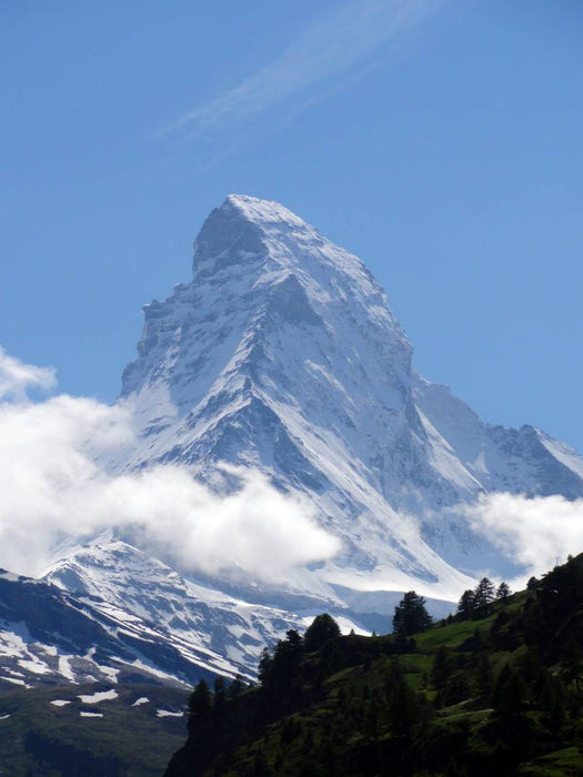 Wolkenstimmung am Matterhorn - Zermatt - CALVENDO Foto-Puzzle'