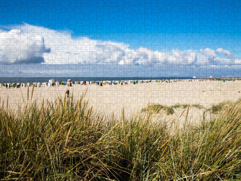 Norddeich, Strand - CALVENDO Foto-Puzzle'