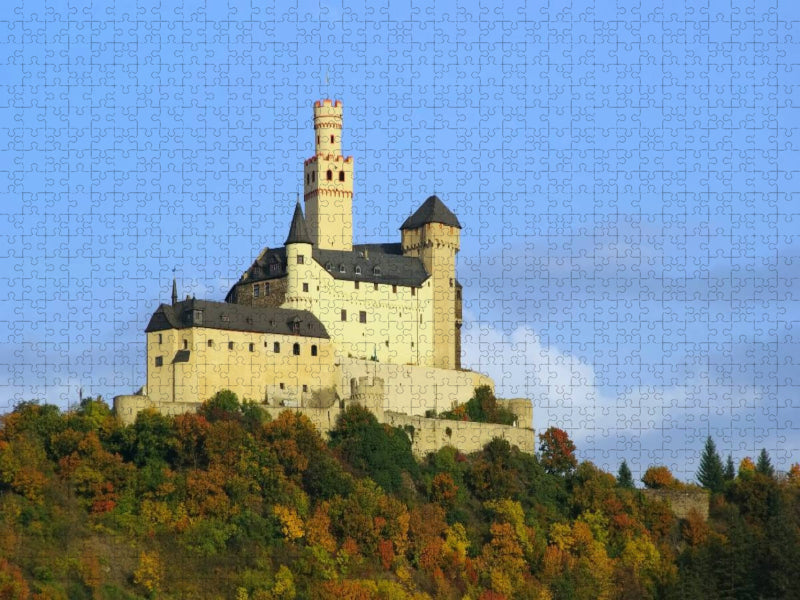 Marksburg 1000 Teile Puzzle quer - CALVENDO Foto-Puzzle'