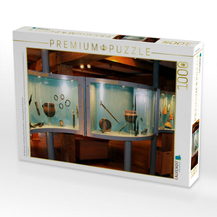 Die Abteilung Ur- und Frühgeschichte präsentiert u.a. Handwerksgeräte der Bronzezeit. - CALVENDO Foto-Puzzle'