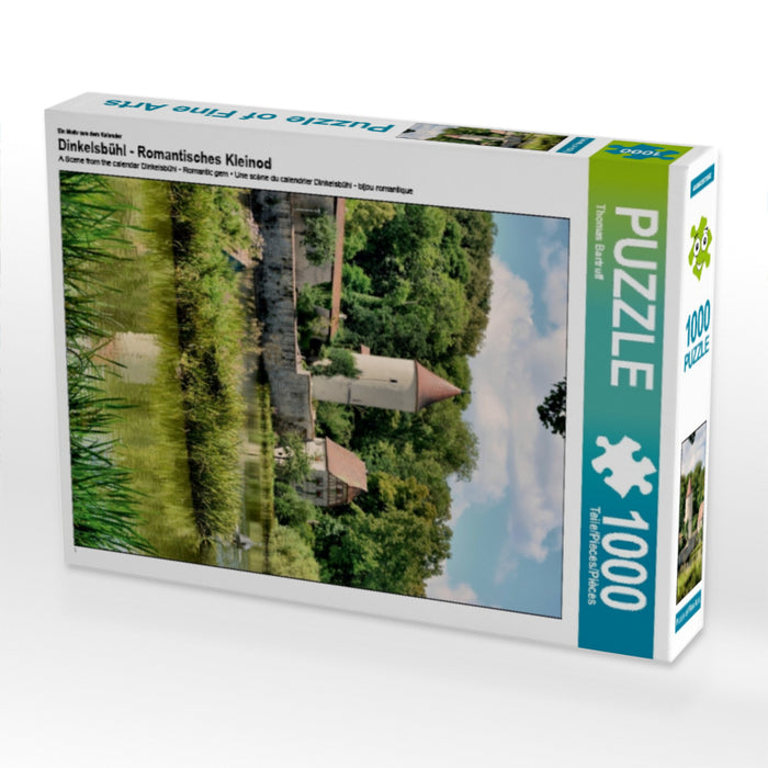Ein Motiv aus dem Kalender Dinkelsbühl - Romantisches Kleinod 1000 Teile Puzzle hoch - CALVENDO Foto-Puzzle'