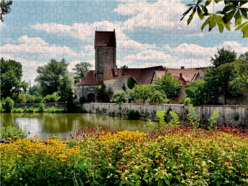 Rothenburger Tor 1000 Teile Puzzle quer - CALVENDO Foto-Puzzle'