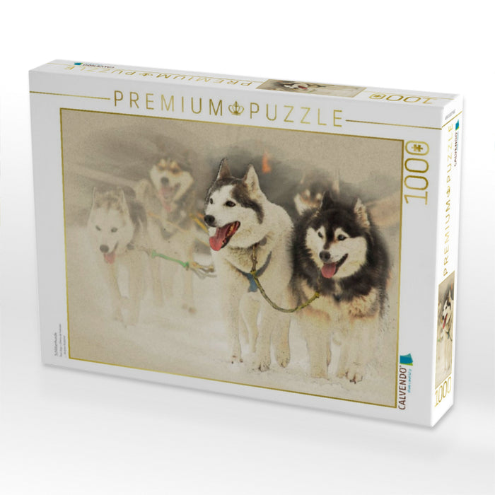 Schlittenhunde - CALVENDO Foto-Puzzle'