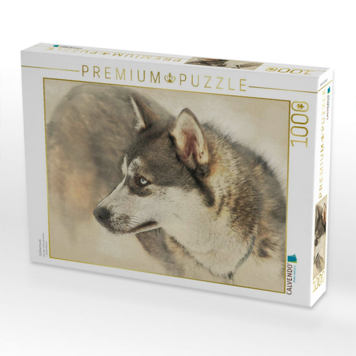 Schlittenhunde - CALVENDO Foto-Puzzle'