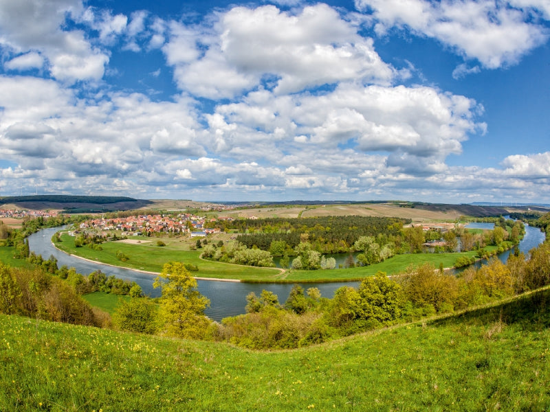 Mainschleife bei Volkach 1000 Teile Puzzle quer - CALVENDO Foto-Puzzle'