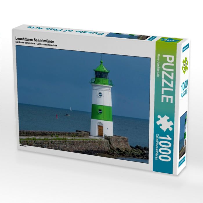 Leuchtturm Schleimünde 1000 Teile Puzzle quer - CALVENDO Foto-Puzzle'