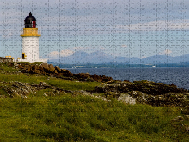 Port Charlotte Leuchtturm 1000 Teile Puzzle quer - CALVENDO Foto-Puzzle'