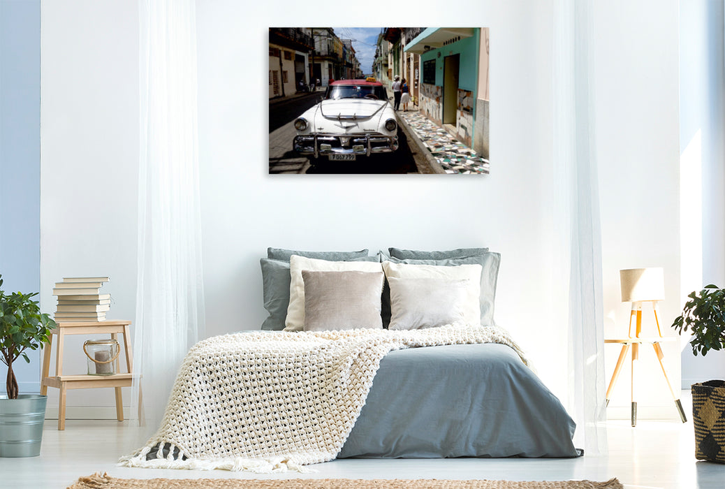 Premium Textil-Leinwand Premium Textil-Leinwand 120 cm x 80 cm quer Ein Motiv aus dem Kalender "Auto-Legenden DODGE"