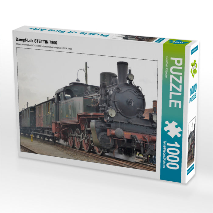 Dampf-Lok STETTIN 7906 2000 Teile Puzzle quer - CALVENDO Foto-Puzzle'