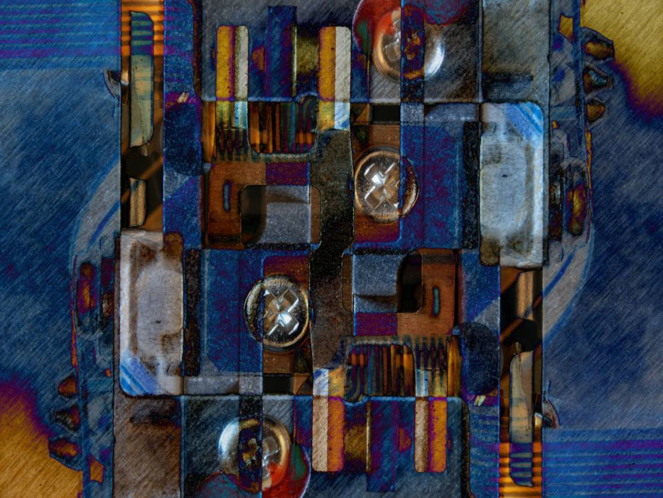 Blau am Computer... 1000 Teile Puzzle quer - CALVENDO Foto-Puzzle'