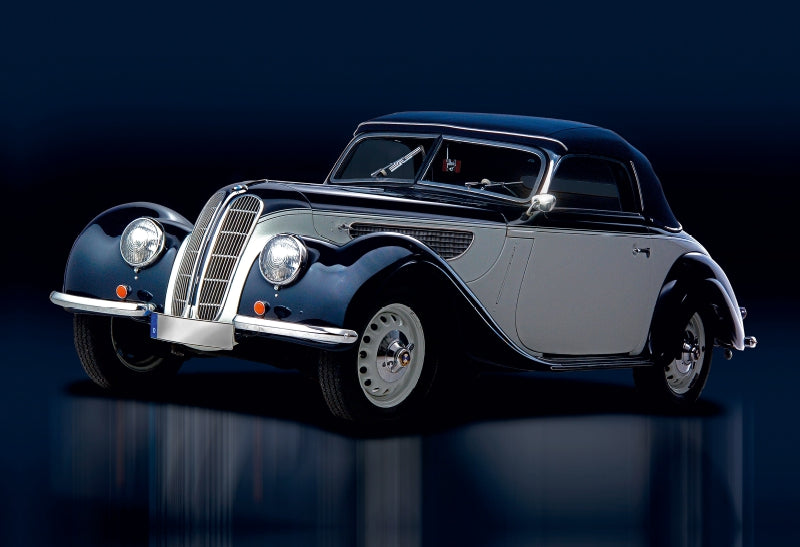 Premium Textil-Leinwand BMW 327 - Bj. 1938