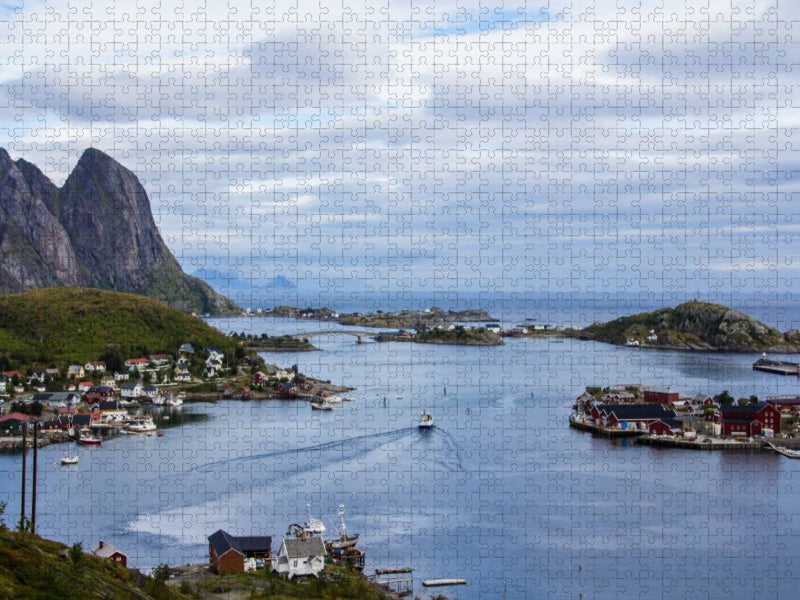 Hoch über Reine - CALVENDO Foto-Puzzle'